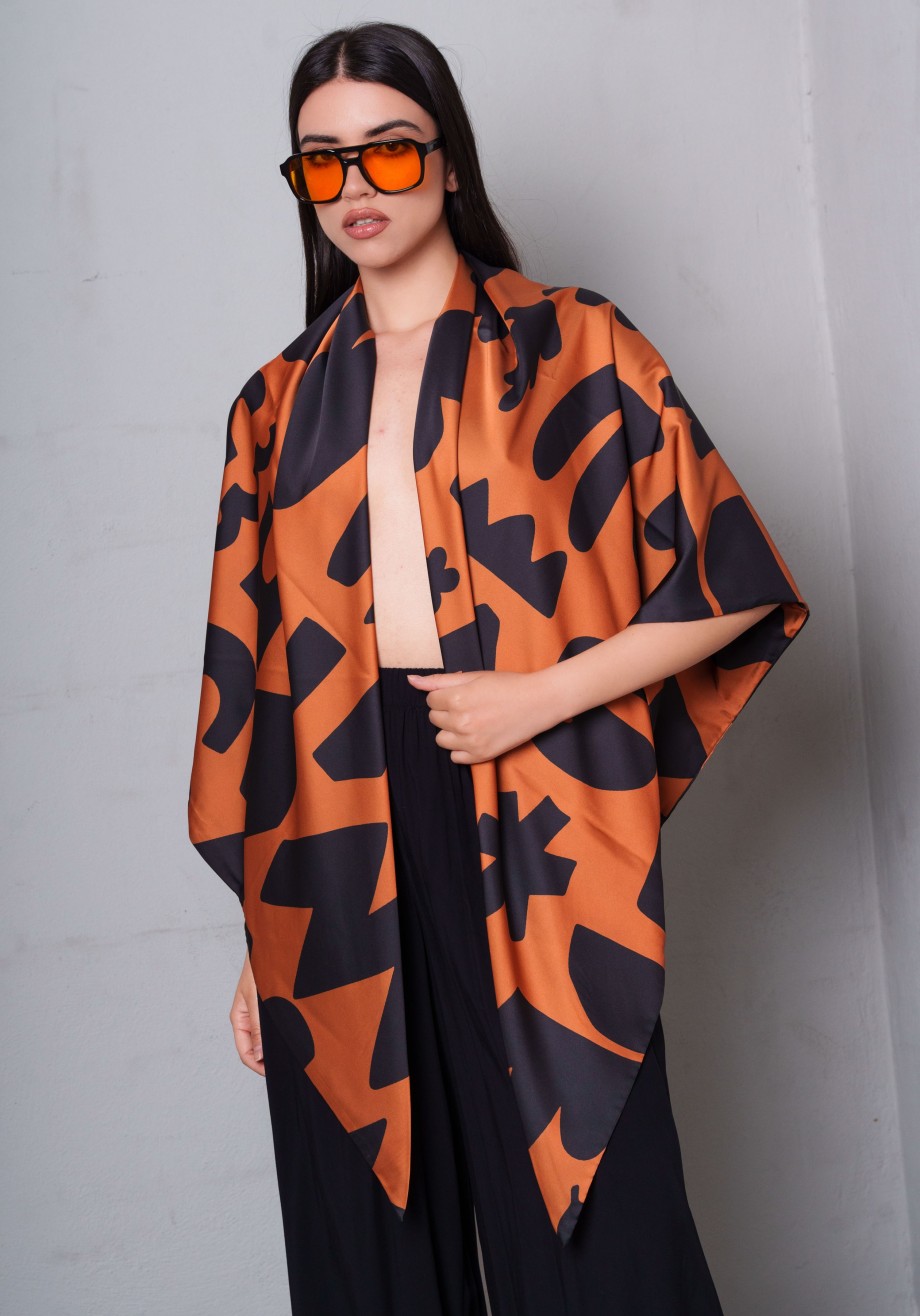 CN LOGO CLAY SCARF
