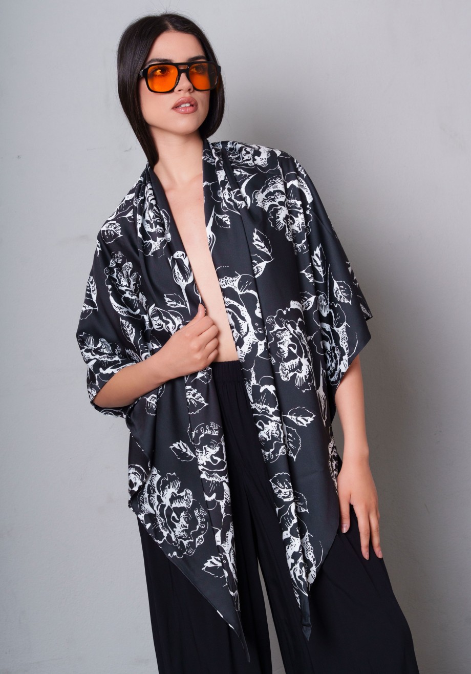 CN LOGO FLOWER SCARF CN LOGO FLOWER SCARF