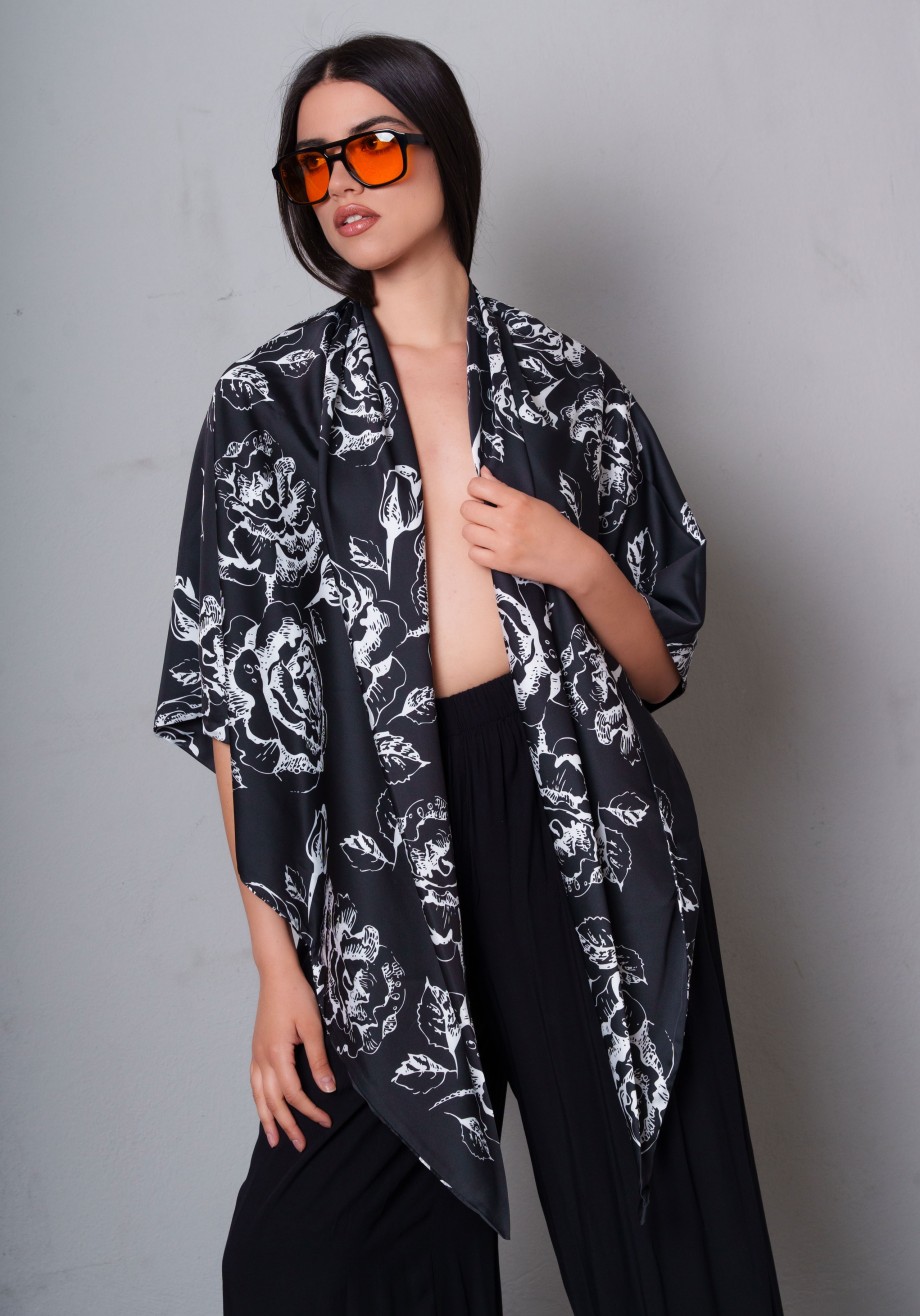 CN LOGO FLOWER SCARF CN LOGO FLOWER SCARF