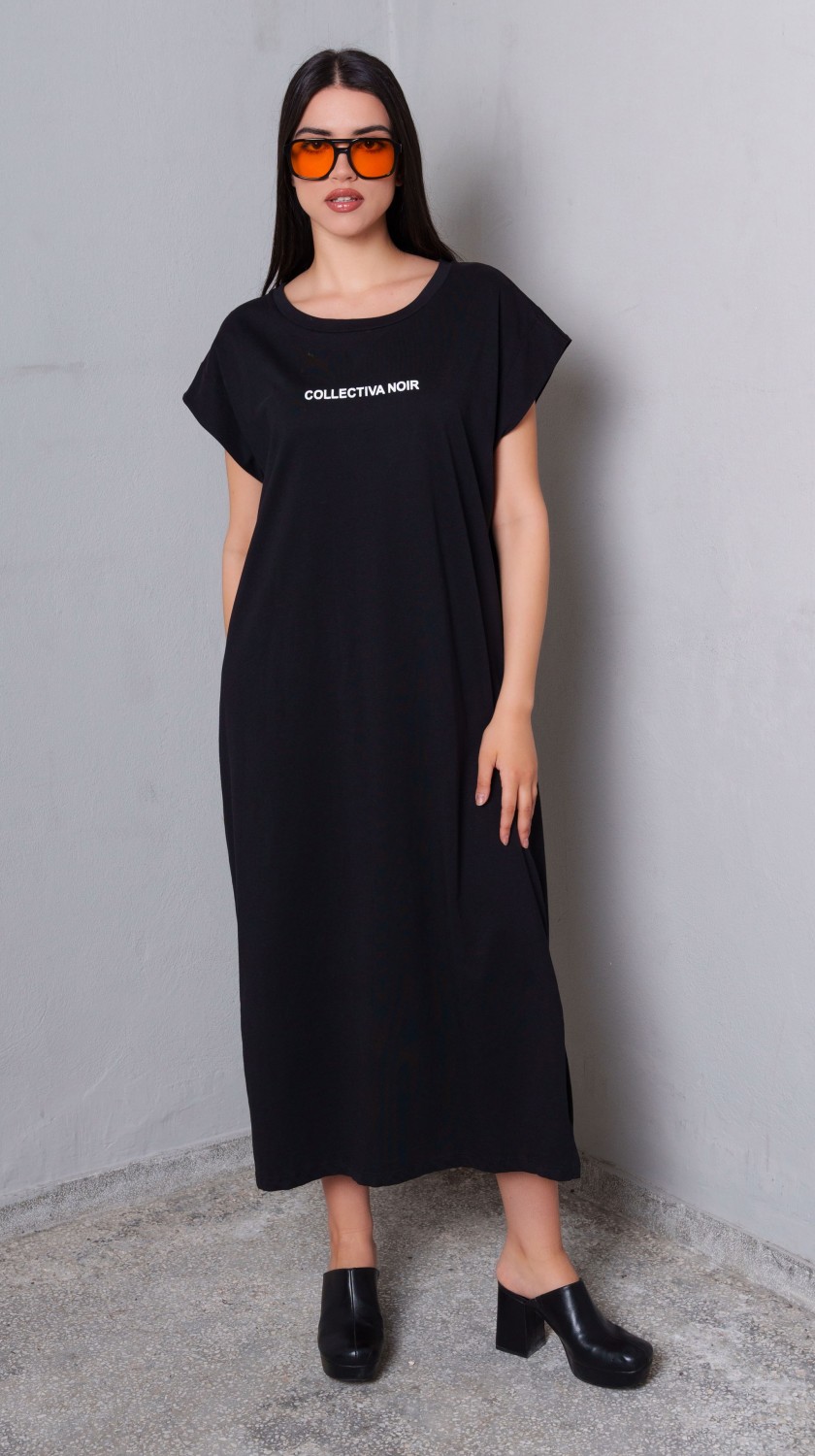 LOGO MAXI DRESS