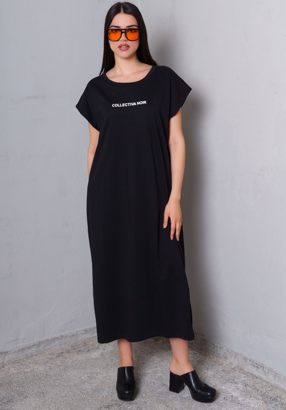 LOGO MAXI DRESS