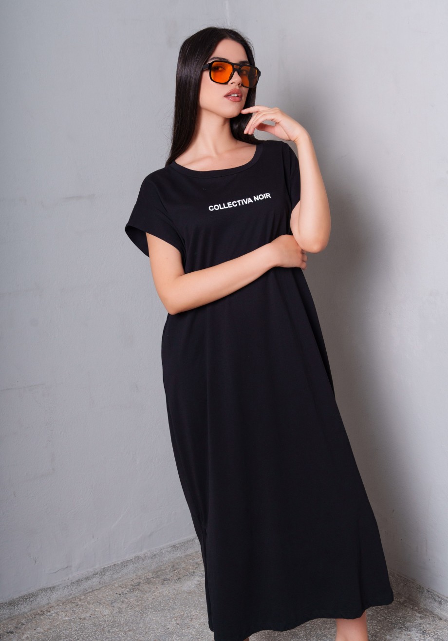 LOGO MAXI DRESS