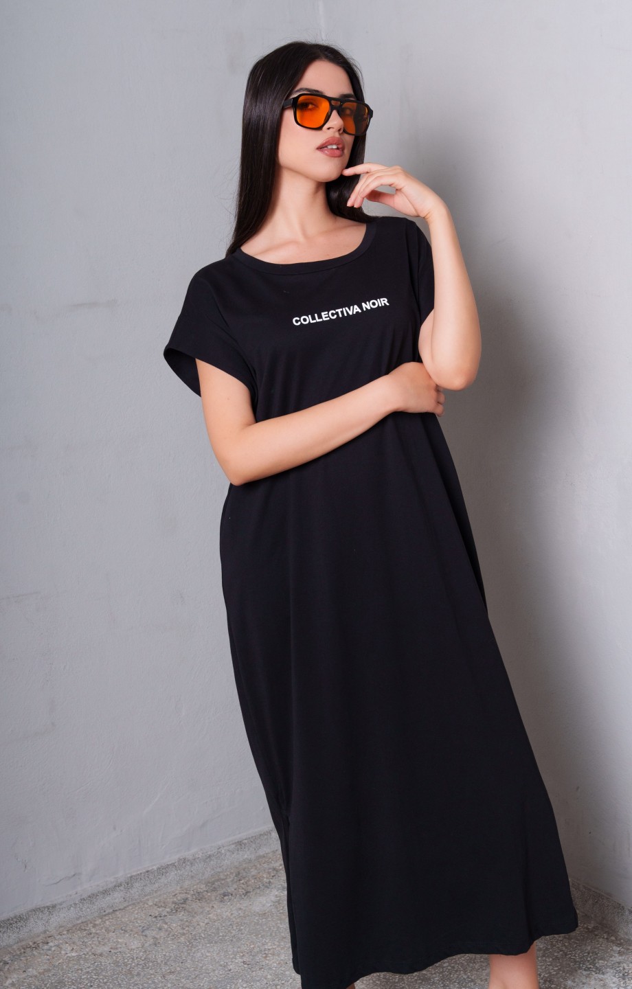 LOGO MAXI DRESS