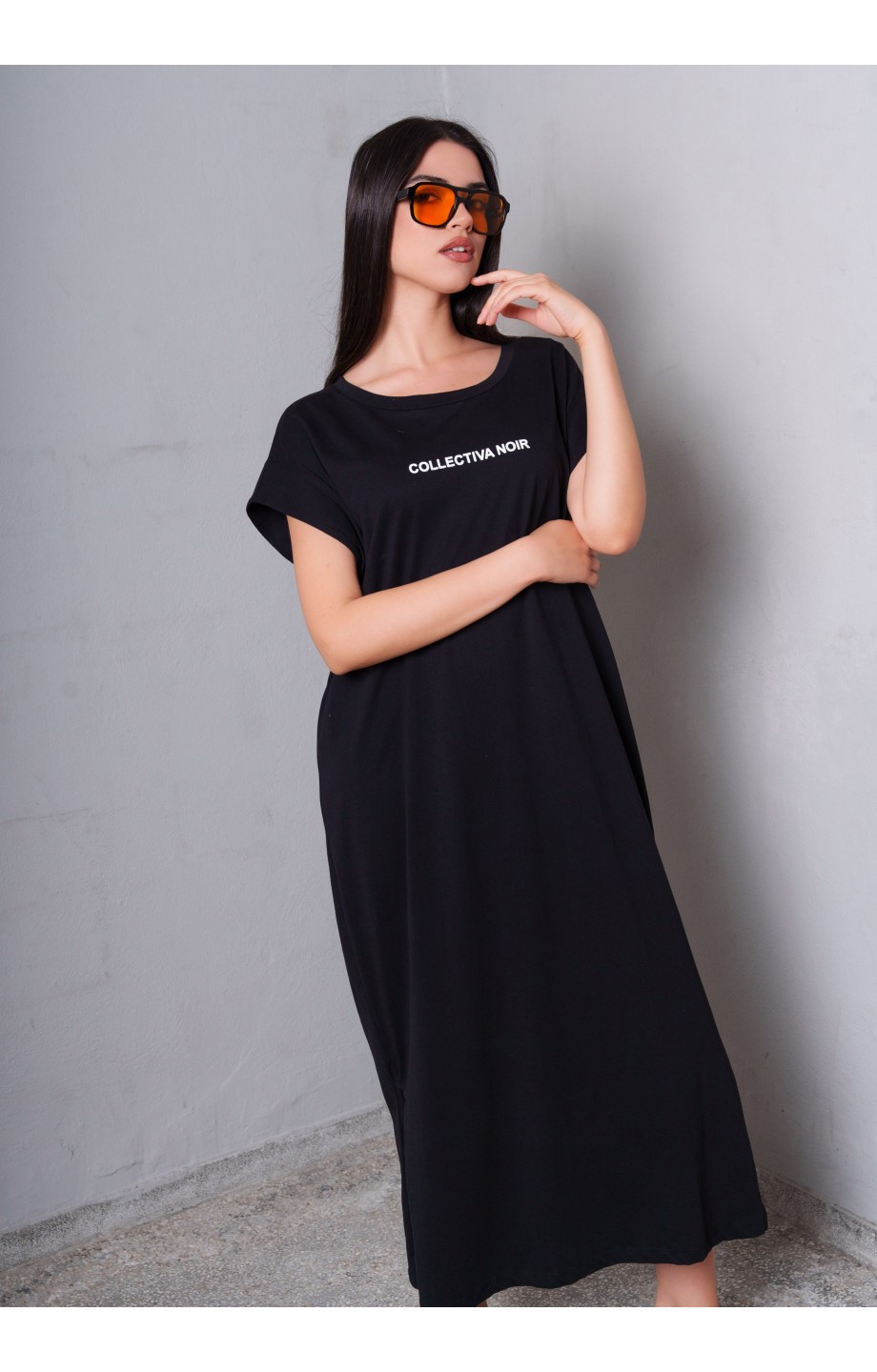 LOGO MAXI DRESS
